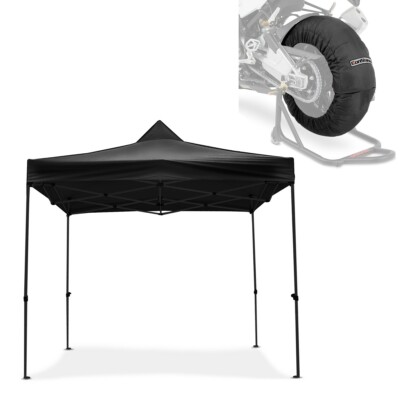 Set Rennzelt für Kawasaki Ninja H2 SX / H2R + Reifenwärmer 60-80C