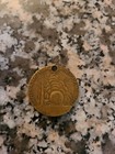 1939 NYWF STATUE OF LIBERTY Souvenir Brass Medallion Fob New York World's Fair — photo 1
