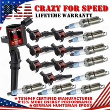 8PC Ignition Coils DG508 w/ Platinum Spark Plug For 1997-2011 FORD E-150 V8 4.6L