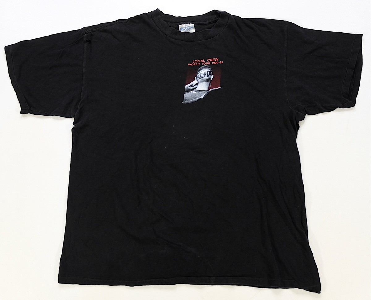 90s AC/DC Tシャツ BROCKUMボディ L USA製 ビンテージ 90年代 ACDC