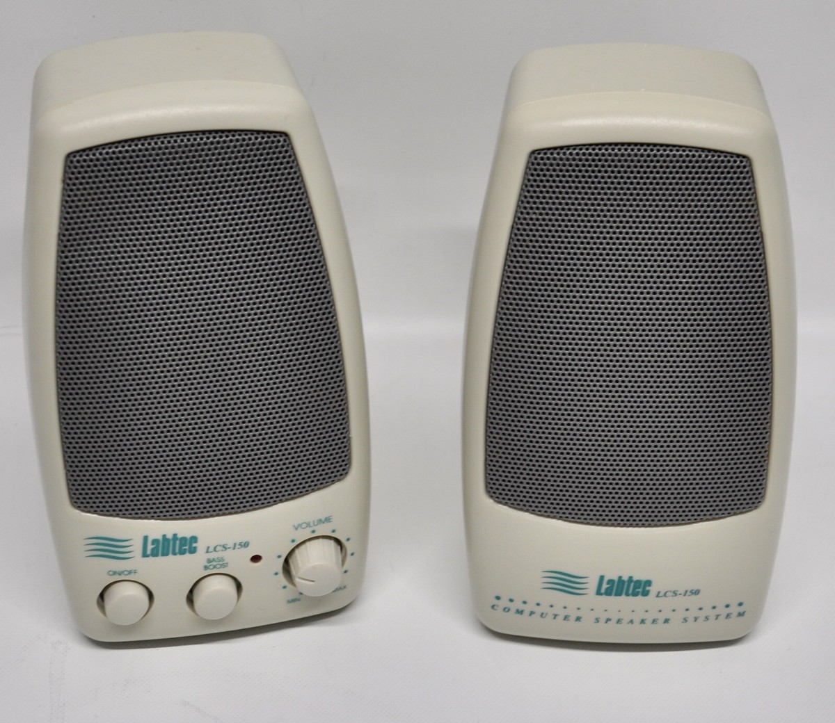 Vintage Computer Parts: Used Labtec LCS-150 Computer Speaker System