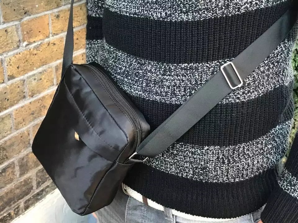 Mens shoulder shop bags ebay