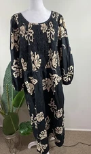 The Get Dress , Size 1X , Multi  Color Black.