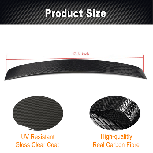 ECHT Carbon Heckspoiler Dachspoiler Lippe für Benz W212 E300 E350 E400 E63 - Bild 6 von 10