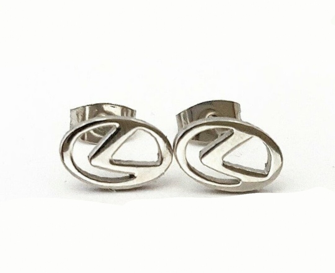 Lexus Logo Automotive Car Earrings - JDM Racing Drifting 2JZ IS300