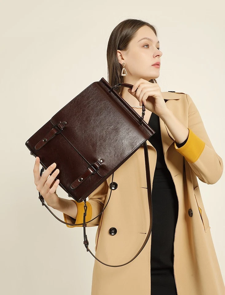 Рюкзак женщин из натуральной кожи наплечная сумка школа ноутбука сумочка наушников порт - Изображение 4 из 4