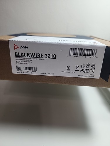 Plantronics Blackwire 3210 USB-A Over The Ear Headsets - Picture 6 of 6