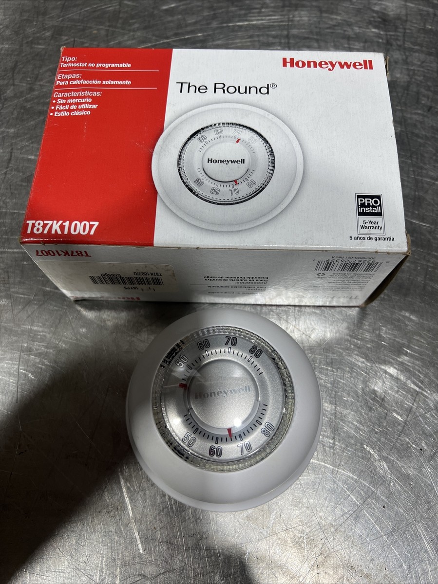 Nos Surplus Honeywell T87K1007 The Round Non-Programmable
