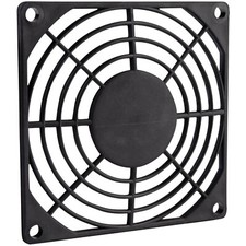 Wallair 20100323 N40982 9.2cm Black Plastic Fan Grille Without Filter