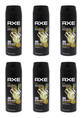 Axe Deospray Gold Deodorant Bodyspray , 6x150ml EAN8720181114519