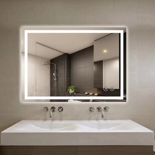 Round Oval Wall Mounted LED Bathroom Mirror with Lights Illuminated Demister Pad - Picture 16 of 81