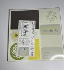 Creative Memories Welcome To Our Home Display Accents New 12x12