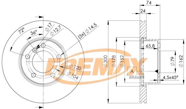 Bremsscheiben FüR BMW E81 E87 E88 E82 E90 E93 E92 E91 Z4 Roadster E89 07-16-image