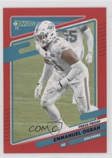 2021 Panini Donruss Press Proof Red Emmanuel Ogbah #69 1md