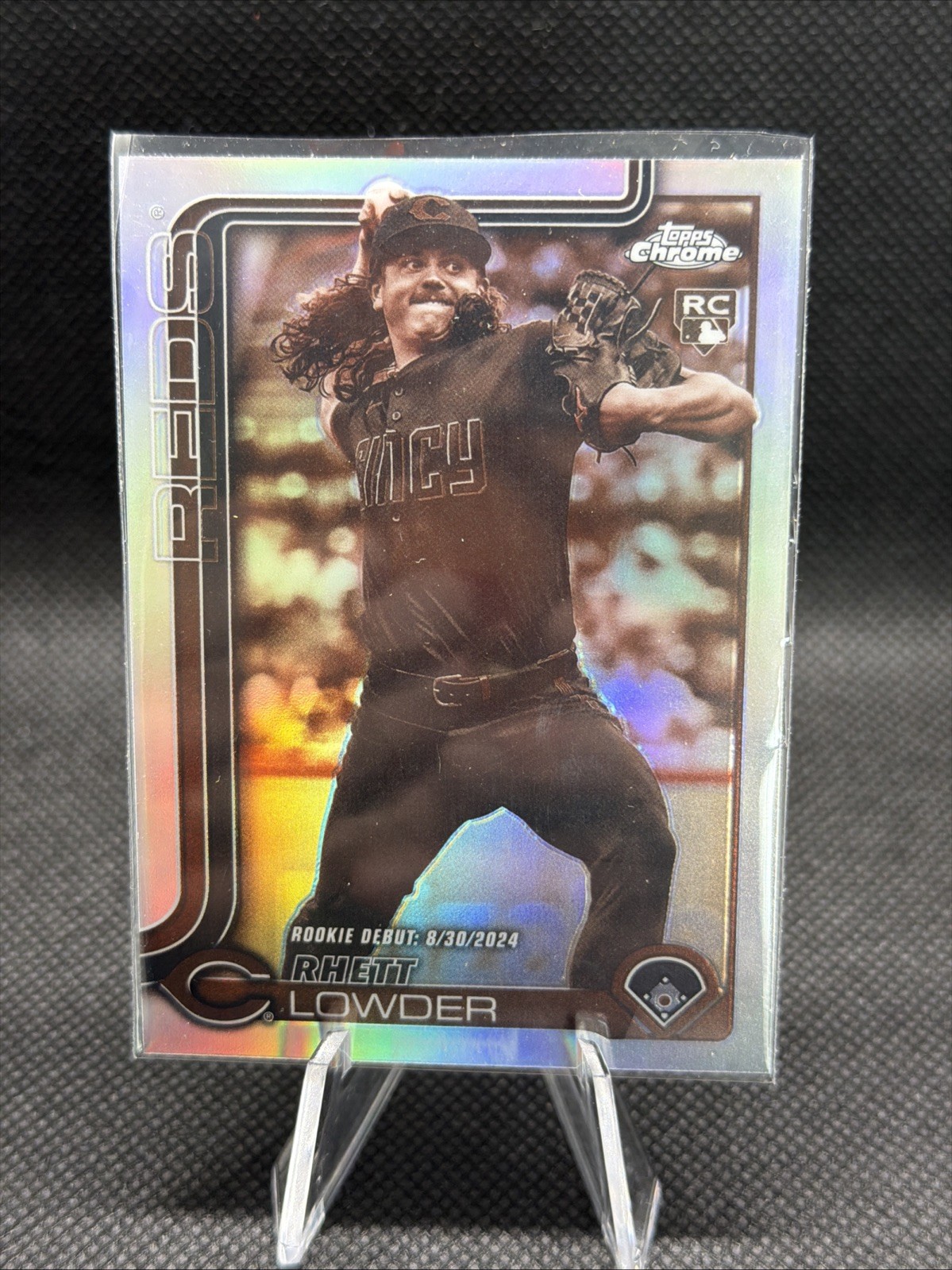 2025 Topps Chrome - Rhett Lowder #147 Sepia Refractor (RC)