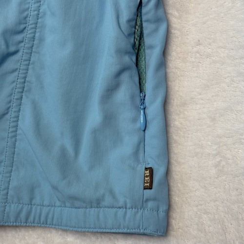 REI Hiking Camping Shirt Girls Size Small 8 Blue Outdoor Button Long Sleeve - Picture 5 of 19