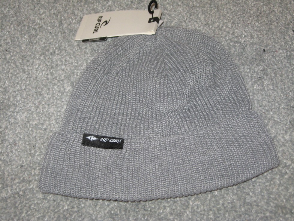 Rip Curl Classic Surf Reg Beanie Hat - Grey Heather - Image 4