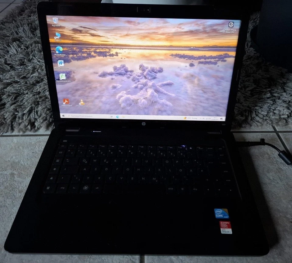 HP Laptop Notebook G62 15.6" intel i3  8GB  SSD 240GB  Radeon Grafik  Win 10 - Bild 3 von 4