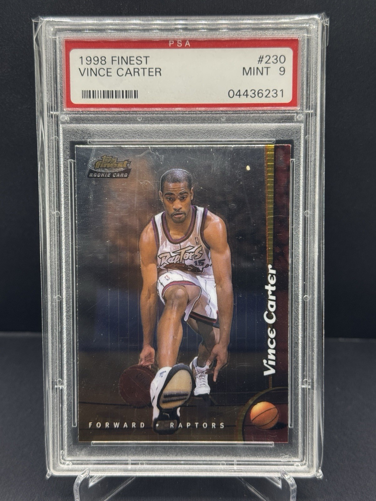 1998 Topps Finest Vince Carter #230 PSA 9