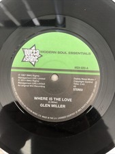 Northern Soul Vinyl Glen Miller Where Is The Love 