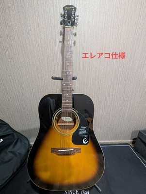 Epiphone DR-100VS Acoustic Guitar with Modified Tuner and Case