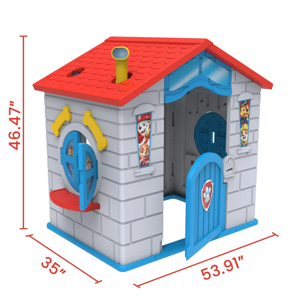 Nick Jr PAW Patrol plástico interior/exterior casa de juegos simulados montaje a presión Foto 2 de 4
