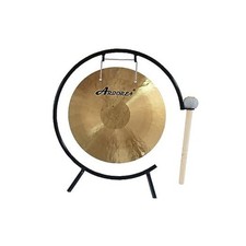 10" Mini Gong for Desk with Mallet and Stand Shimmering Wash 10" Wind Gong