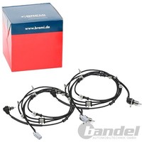 2X Bremi ABS-SENSOR Raddrehzahl Vorne Passend FÜR Links+Rechts | 50622