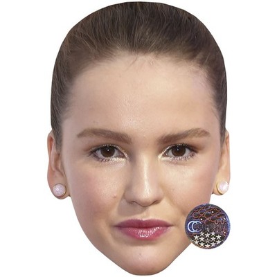 Talitha Bateman Celebrity Mask, Flat Card Face, Fancy Dress Mask