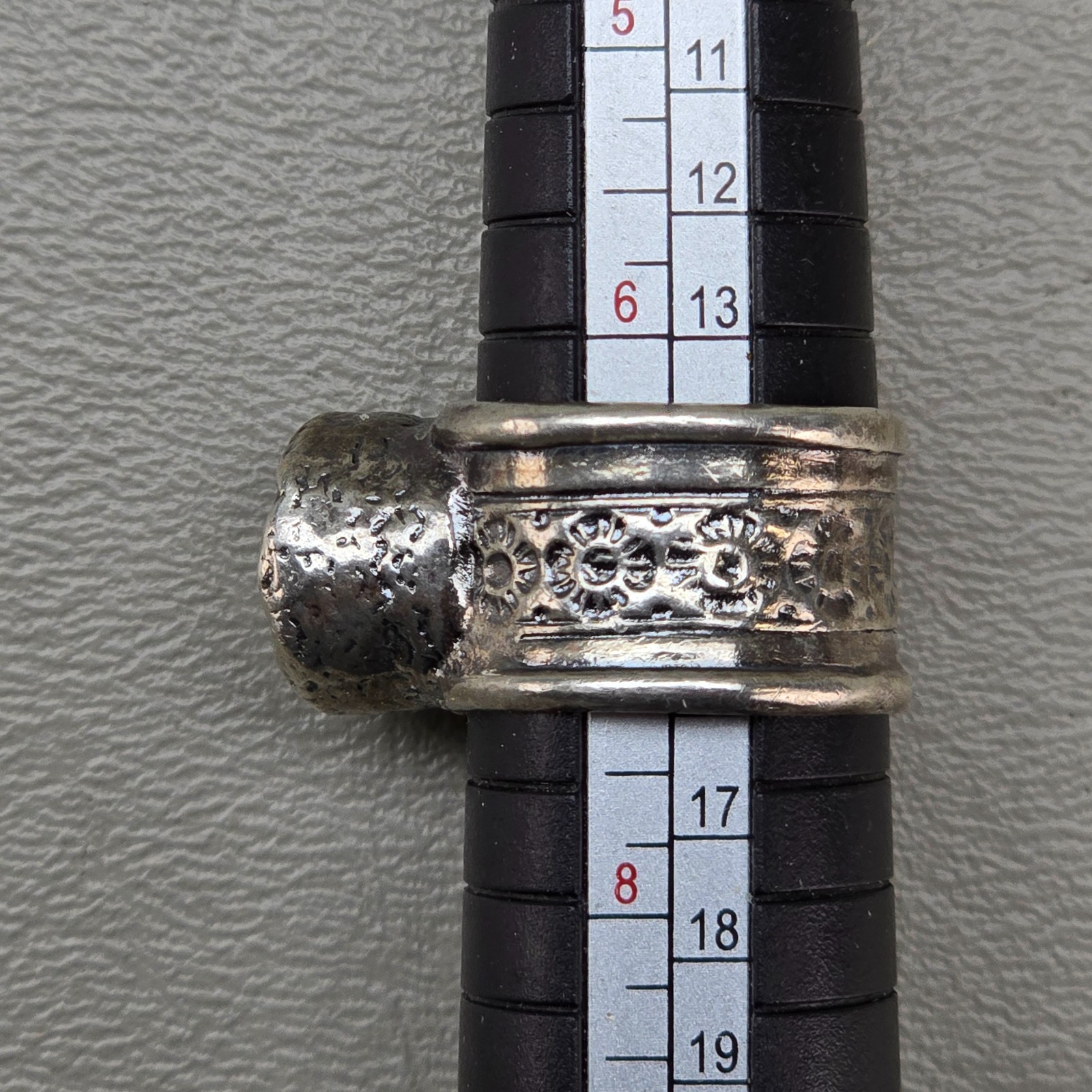 Silpada Chunky Statement Ring Large CZ Sterling S… - image 7