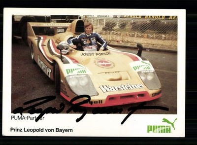 Leopold Prinz von Bayern Groß Karte Original Signiert Adel +G 50063