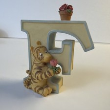Disney Michel  Co. Classic Winnie the Pooh Alphabet Letter "F" Tigger, 3" tall