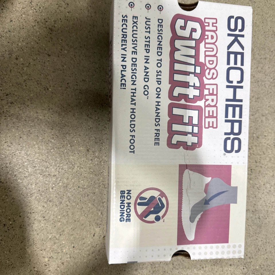 Zapatillas deportivas Skechers para mujer talla 7,5 Swift Fit negras de espuma viscoelástica sin cordones Foto 2 de 4