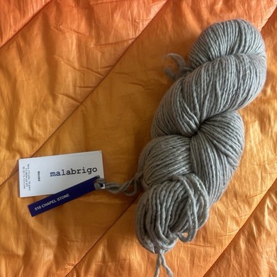 Malabrigo Worsted Yarn Merino Wool 510 Chapel Stone Skein