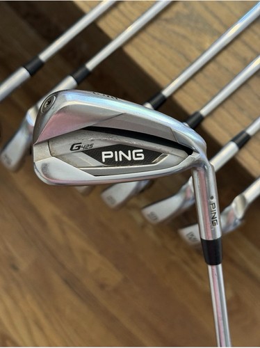 PING G425 IRON SET 4-PW STIFF KBS TOUR 120, BLACK DOT NEW GRIPS
