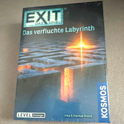 KOSMOS EXIT Das Spiel: Das verfluchte Labyrinth Escape-Room, Einsteiger, 1, 2023
