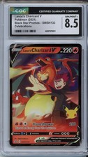 CGC 8.5 Lance's Charizard V Pokemon SWSH133 Spada e Scudo Carte Promo Holo