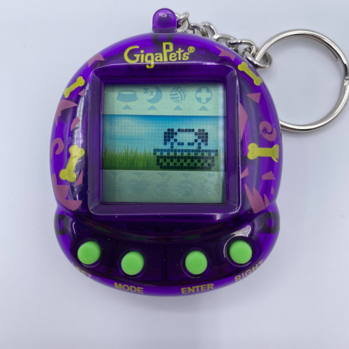 Giga Pet Digital Doggie Purple/Eggplant, Tiger Electronics, Tested, New Battery