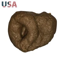 Fake Pooper Bathroom Prank Crap Turd Human Dog Poop Funny Joke Toilet Poo G
