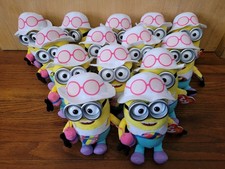 Ty Beanie Babies Despicable Me 3 Movie JERRY Minion 8" Tourist Plush Toy Resale 