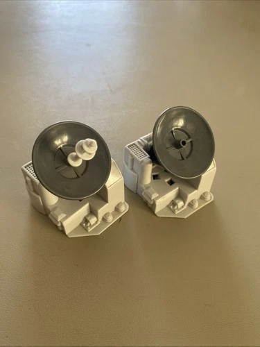 1985 GI Joe USS Flagg Missile Control Radar Dish Set of 2 M-4070-1 -2