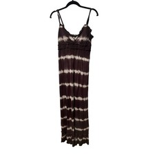 Vintage Y2K Style INC International Concepts Brown Maxi Dress Medium