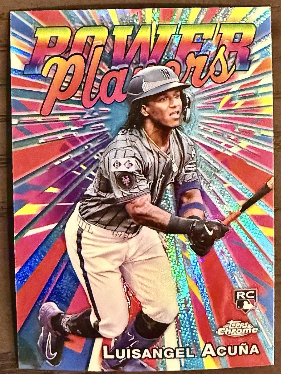 2025 Topps Chrome - Power Players Luisangel Acuna #PP-24 (RC) | eBay