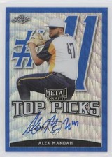 2019 Leaf Metal Draft Top Picks Blue Wave 18/20 Alek Manoah #TP-AM2 Auto m2a