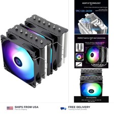 PA120 SE ARGB CPU air cooler dual tower 6 heat pipes Intel AMD socket