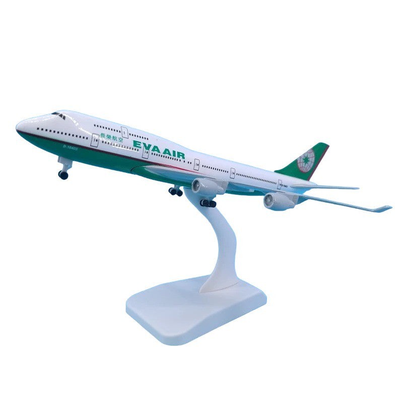 EVA Air Boeing 747 Diecast Metal Aircraft Model Plane Gift - 1/350 Scale