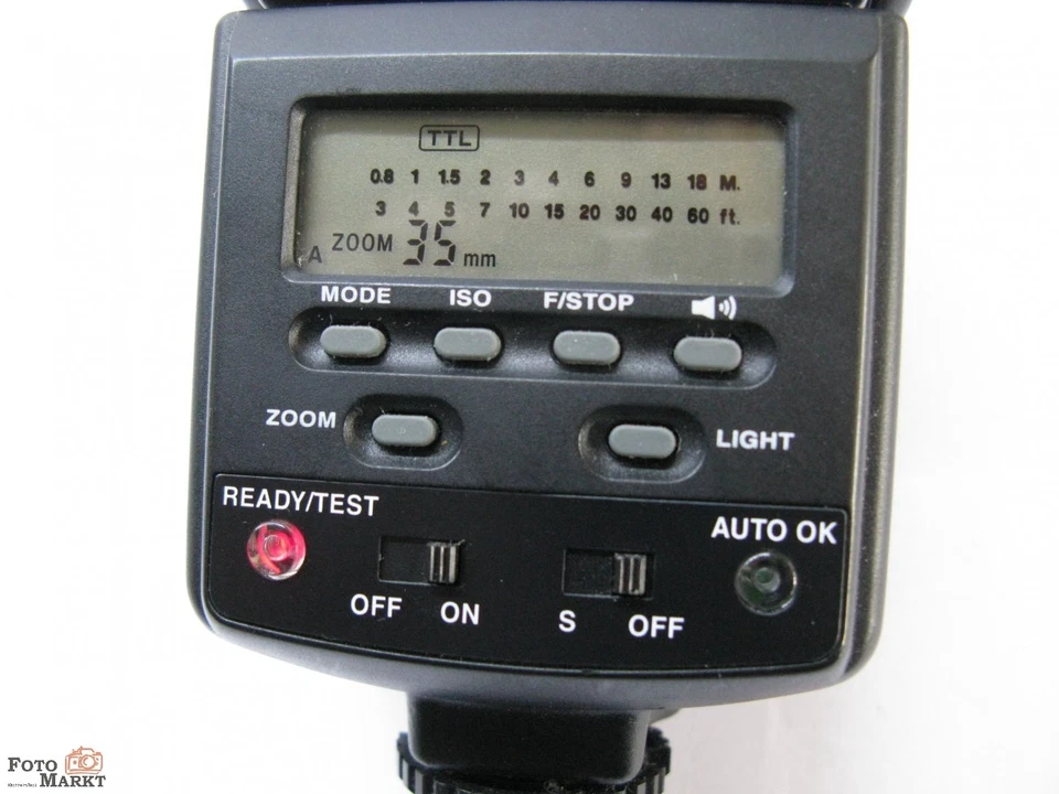 Blitzgerät Automatik Doerr DAF 42 Power Zoom für Nikon Digitalkamera SLR - Bild 2 von 4