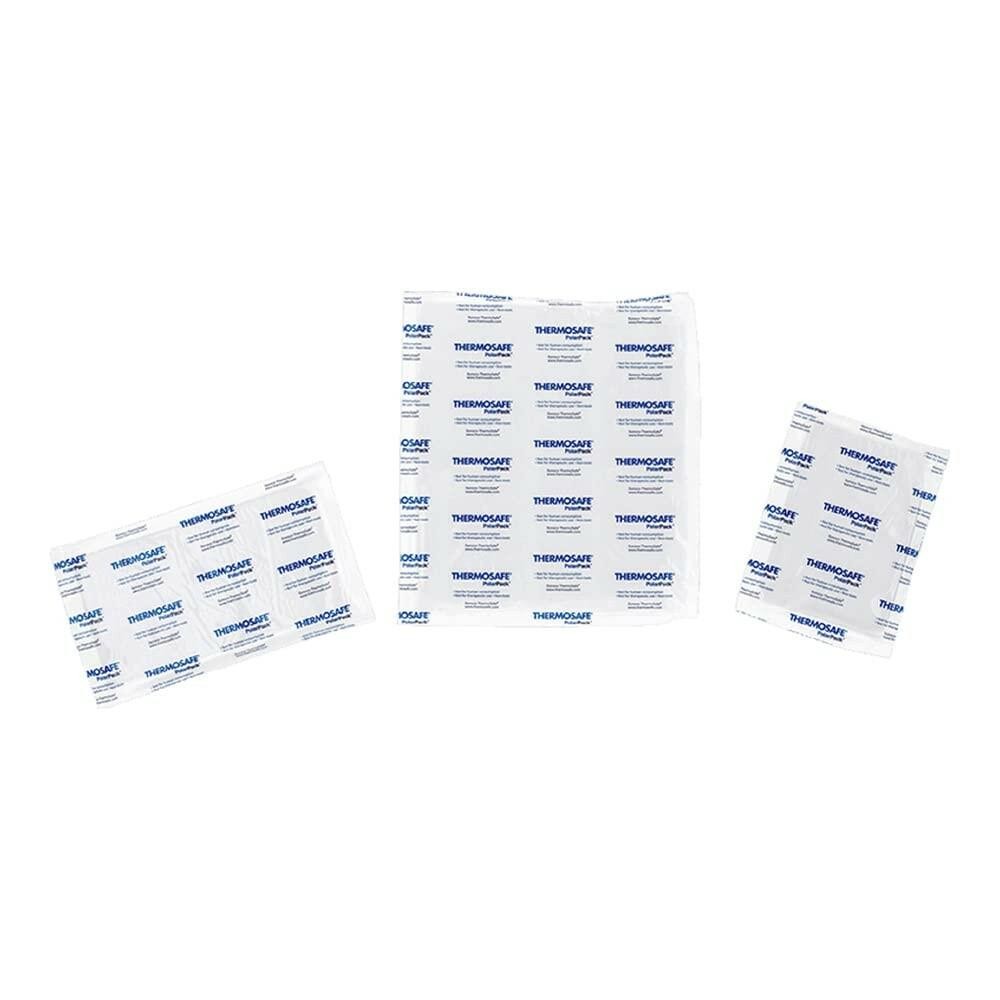ThermoSafe Polar Pack FPP64 Foam Brick Refrigerant Gel Pack, 0°C Temperature,