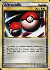 Dual Ball Uncommon Unleashed 72/95 Item Pokemon Card