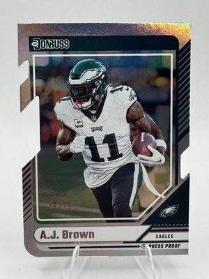 2024 Panini Donruss - A.J. Brown #286 Press Proof Silver Die-Cut /75